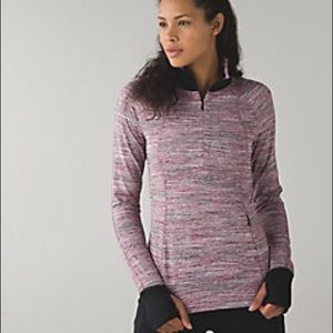 New Lululemon Runderful 1/2 Zip with thumbholes